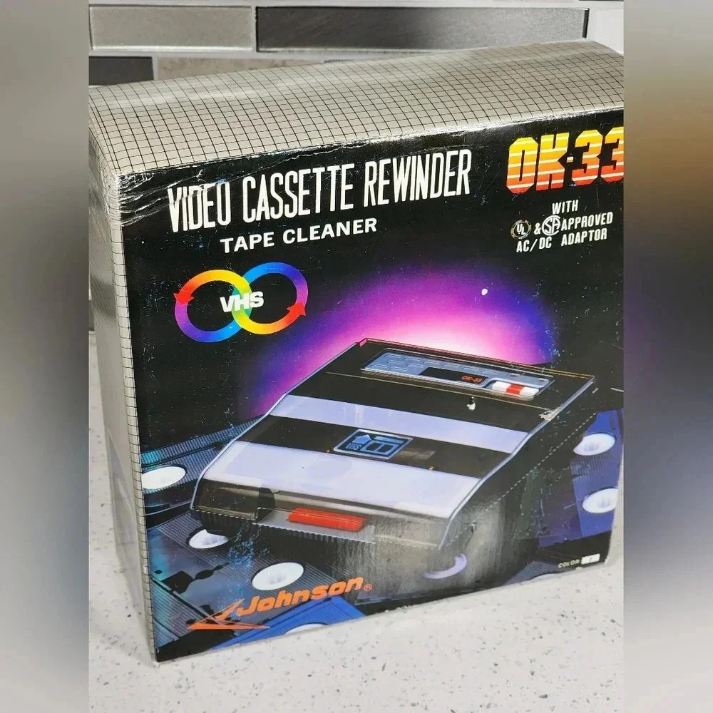 New In Box - 1980 JOHNSON OK-33 VIDEO CASSETTE REWINDER